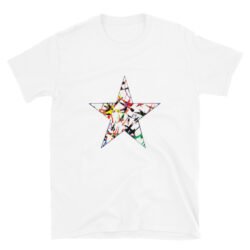 White T-Shirt with Bright Star
